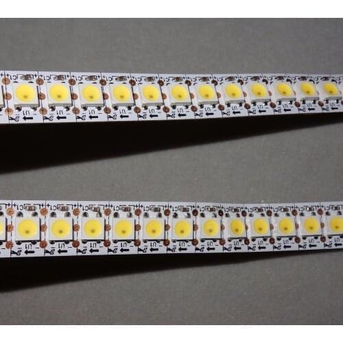 Addressable 2m 144LEDs/m DC5V SK6812 WHITE color led pixel strip,non-waterproof;IP33,with 144pixels/M;WHITE PCB