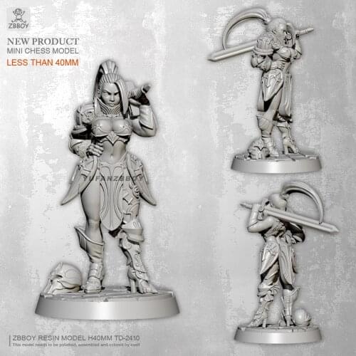 H40mm Resin figure model kits self-assembled TD-2410