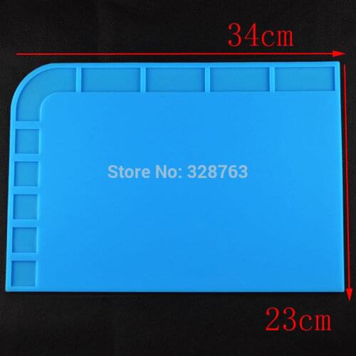 Insulation pad 34cm*23cm*4mm Heat-resistant Heat Gun Phone BGA Soldering Station Repair Insulator pad desk mat maintain platform