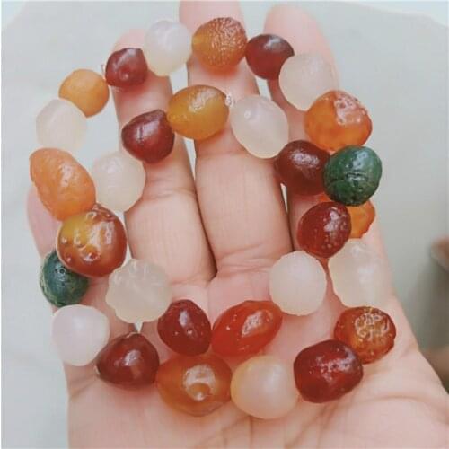 Stone Xinjiang Bracelet Gobi Natural Stone Bracelet agate slice