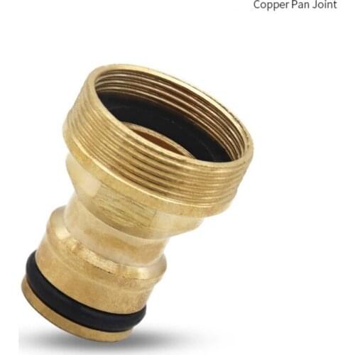Brass M22 M24 Thread Hose Water tube Connector Tap Snap Adaptor Fitting Garden Quick Connector
