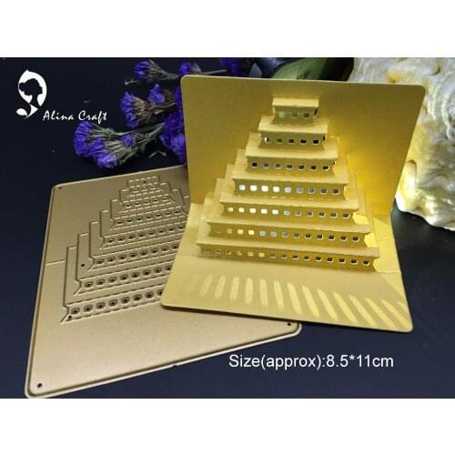 METAL CUTTING DIES 3D castle steps podium wedding mold art cutter Scrapbooking PAPER CRAFTER album punch embossing stencils