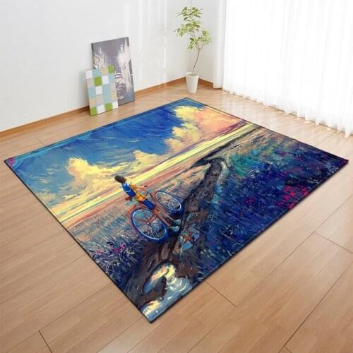 Fashionable Nordic style living room decorative floor area carpet soft flannel bedroom carpet