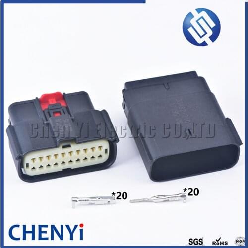 Molex 20 Pin Autowaterproof connector Light Lamp plug Electric Socket 33482-2132 33472-2001 for Ford Mondeo EDGE Buick Chevrolet