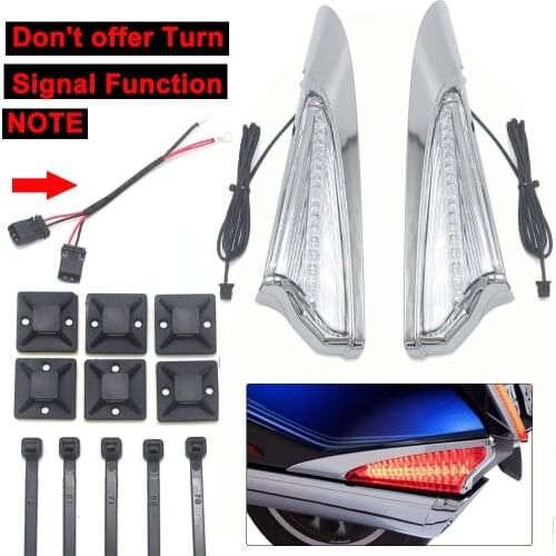 Motorbike Saddlebag Accent Swoop LED Lamp Case Without Turn Light Function For Honda Goldwing GL1800 & F6B 2018 2019 2020 2021