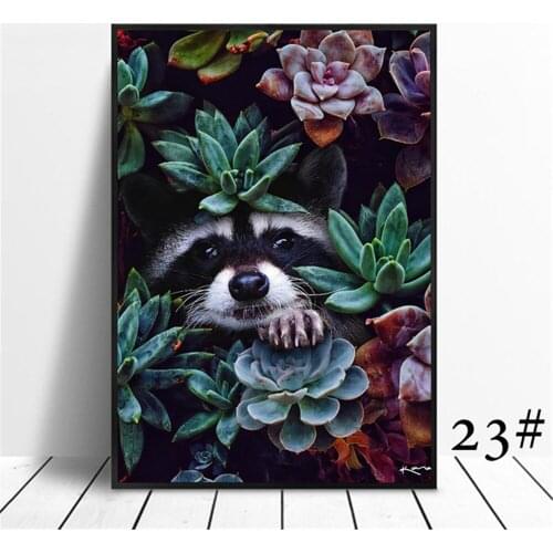 Animal Flower Lion Tiger Elephant Elk Orangutan DIY 11CT Embroidery Cross Stitch Kits Craft Needlework Set Wholesale