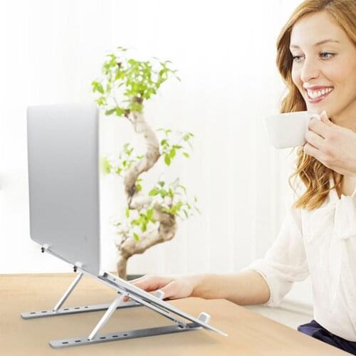 2020 New Portable Folding Laptop Stand Bracket Aluminum Alloy Adjustable Notebook Holder Support