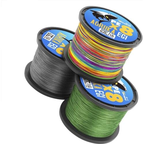 300M 500M Strong PE Fishing Line 4 Stands 9 Strands Braided Fishing Line Multifilament Durable Anti-Bite Fishing Line X99G