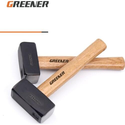 Heavy Stoning Hammer, Big Iron Hammer, Square Head Woodworking Hammer, Industrial Grade Smash And Demolish The Wall Hand Tools