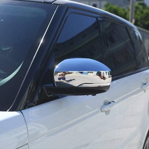 ABS Chrome Side Rearview Mirror Cover Trim Sticker For Land Rover Discovery 4 2014-2017,Range Rover Sport 2014-2017