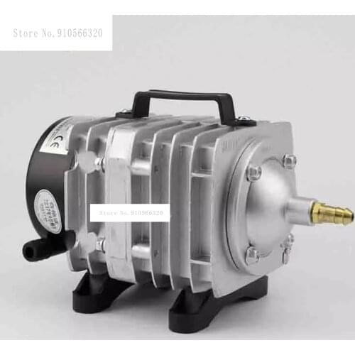 ACO-328 Aquatic Products Electromagnetic Air Compressor Fish Tank Oxygen Pump 82L/min 220V 50HZ 60W + 12M Trachea + 6 Air Stone