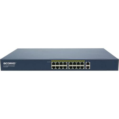 Hot Selling 16 Port Gigabit with 2 Gigabit SFP Reverse PoE Switch/Optical Ethernet Switch