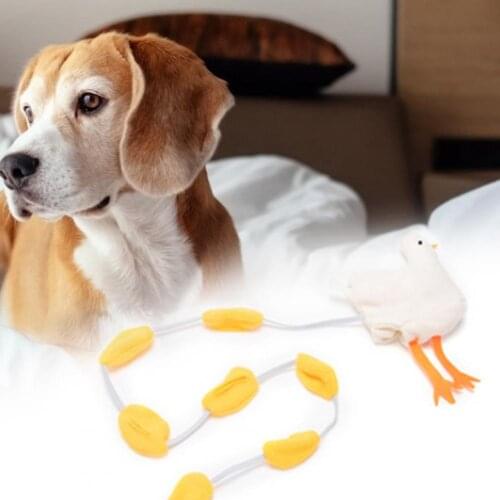 Pet Toys Food Toy Hen Leaking Food Felt Cloth Sounding Pet Tooth Cleaning Chewing Feeder Puzzle Toy for Puppy Dog Supplies