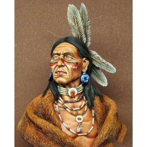 1/10 Scale Unpainted Resin bust Sioux Lakota collection bust