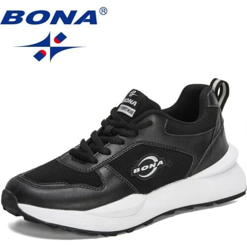 BONA 2021 New Designers Luxury Sneakers Men City Leisure Casual Shoes Man Breathable Comfortable Walking Footwear Mansculino
