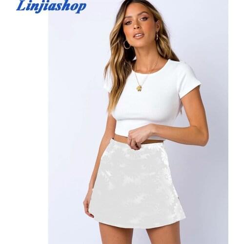 Elegant casual floral print mini skirt summer streetwear zipper slim tulle satin pensil skirt classical bloggers vestidos