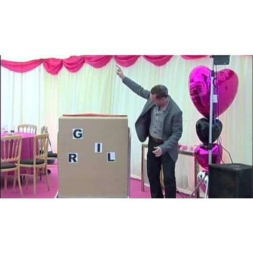 Babe In a BOX Illusion - Illusion Magic, Magic Trick