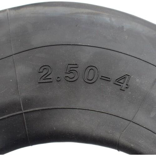 Newest High quality Motorcycle tire Inner Tube 2.50-4 250-4 250-4 Tire metal valve Tube For Gas & Electric Scooter Bike