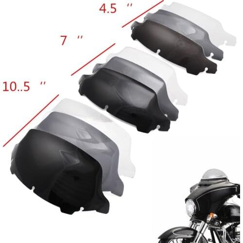 Motorcycle Windshield Fairing Windscreen Cover Wind Deflectors for Harley Touring Street Electra Glide Limited FLHX 14-20 Upper
