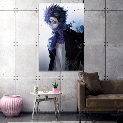 Anime Poster My Hero Academia Dabi Canvas Art Poster and Wall Art Picture Print Modern Family Bedroom Decor Posters