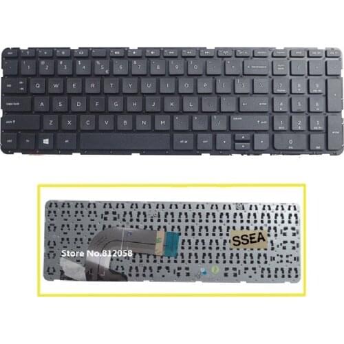 SSEA New laptop US black Keyboard without frame For HP Pavilion 350 G1 350 G2 355 G2 Keyboard