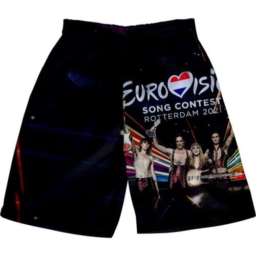HIP HOP Maneskin 3D print Summer Mens Recreational style shorts 2019 hot sale Harajuku Leisure style Beach Shorts
