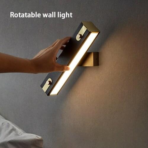 Rotating Wall Lamp Modern LED 110V Living Suite Dining Suite Bedroom Bedside Studyhouse Home Decoration Wall Hanging Lighting