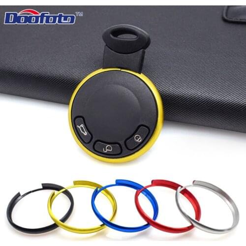 2pcs Keyring For Bmw Mini Cooper Clubman Countryman keychain ring cover key chain case decoration Accessories festival gift