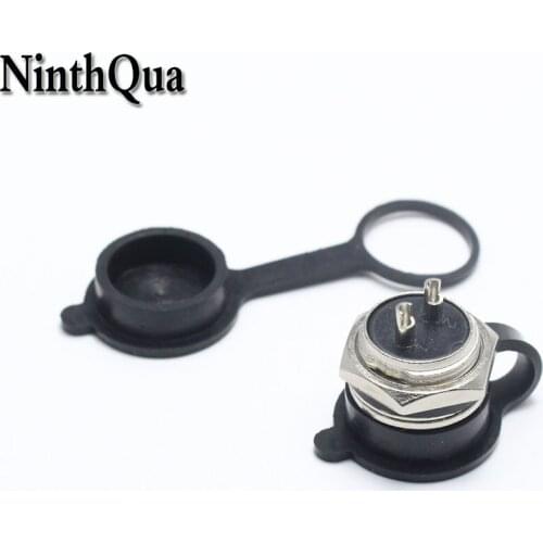 2Pieces Aviation Plug Cover Waterproof Connector Plugs Dust Rubber Cap for GX16