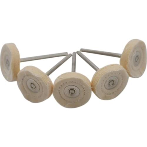 5PCS Cloth Polishing Wheel Buffer Pad Cotton for Buff Dremel Accessory for jewelry Mold Cavity Medical Equipmen Antique Bronze