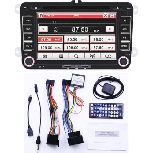 7 Inch Multifunctional Car DVD Radio FM GPS Navigation MP5 Player for Volkswagen Car Radio WIFI Car Multi-media Player For Golf