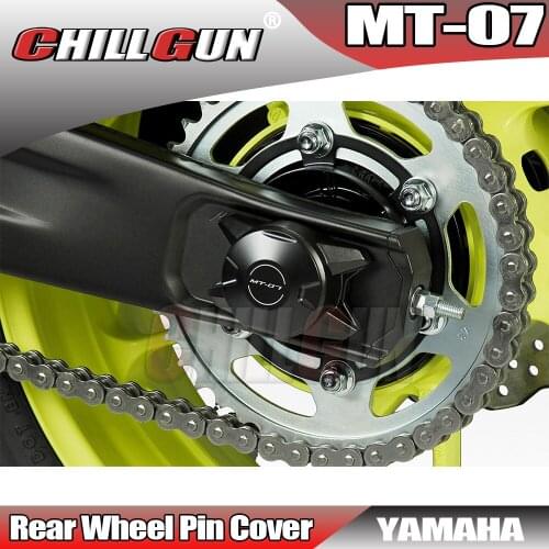 Motorcycle Accessories Rear Wheel Pin Cover Slider Decarative Cap Cover Fit For Yamaha MT-07 FZ07 2018 2019 2020 2021 MT07 MT 07