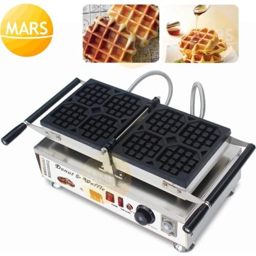 Non-stick Waffles Maker Iron Sandwich Maker Machine Electric Belgian Liege Waffle Baking Equipment Egg Cake Oven for Breakfast
