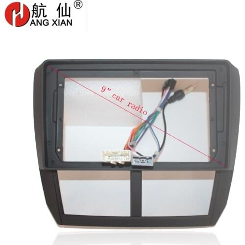 HANGXIAN 2Din Car Radio Fascia frame for Subaru Forester Impreza 2008-2012 car DVD gps Panel Dash Kit Installation Frame Trim