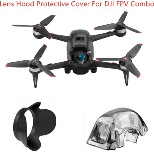 Lens Hood Sunshade For DJI FPV Combo Anti-Glare Gimbal Camera Protective Cover ABS Material Lens Cap Drone Aircraft Accessories