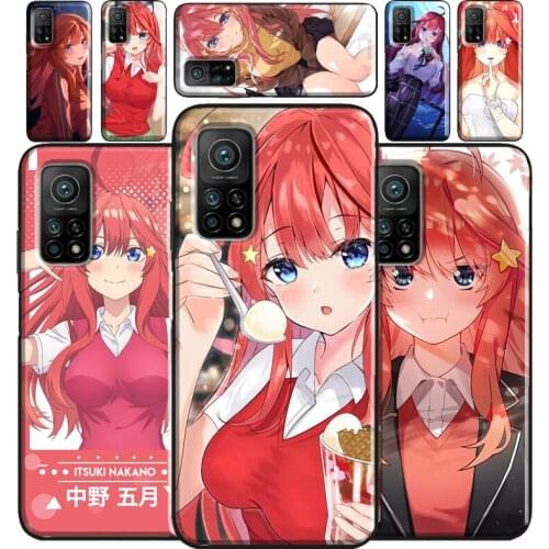 Itsuki Nakano 5 Toubun no Hanayome For Xiaomi Mi 11 Case Cover Note 10 Lite 10T Phone Cover For Poco X3 Pro M3 F1 F2 F3 Case