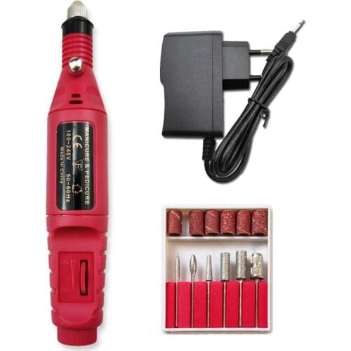 Electric Manicure Manchine Professional Nail Drill Machine Kit EU Plug Nail File Manicure Pedicure Nail Art Nail Polishing Tool