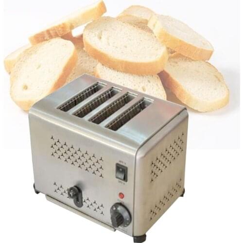 Stainless steel Electric Toaster Household Automatic Bread Baking Maker Breakfast Machine Toast Sandwich Grill Oven 6 Slice