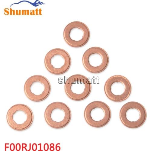 F00RJ01086 Injector Washer Shims Copper Rings Gasket Heat Shield F 00R J01 086 Size 7.7X15.1X2.1(mm) Thickness 2.1mm