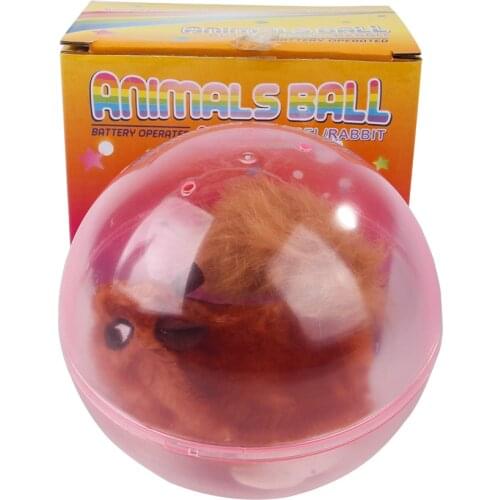 Electronic Pet Toy Ball for Dog Cat Running Hamster Animal Ball Interactive Toys Scrolling Funny Dog Toy E-pet