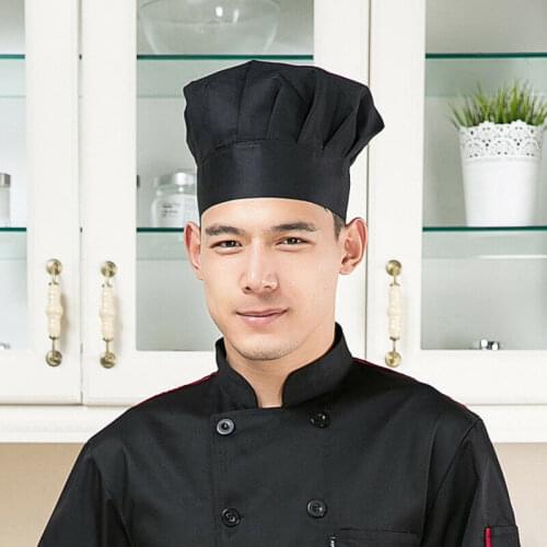 Chef Hat Waiter Kitchen Cook Cap Work Hat for Restaurant Waiters