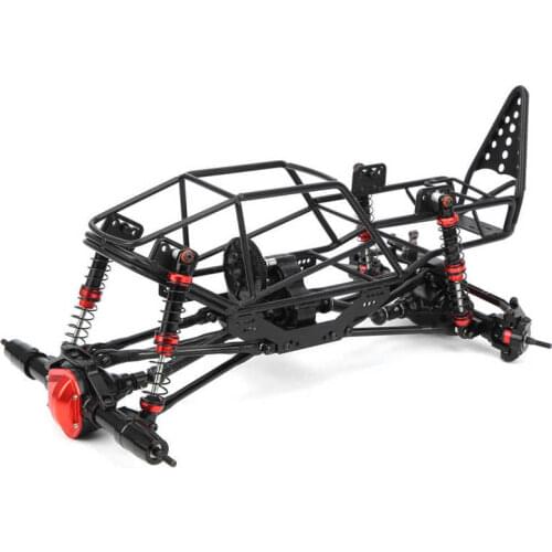 RC Car Chassis Frame Metal Pipe Rack Climbing Car Pipe Rack Crawler Frame for AXIAL SCX10 90022 90027 1/10 Climbing Model Parts