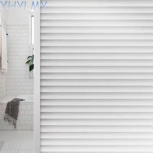 Privacy Window Film Self-adhesive Film Bathroom Removable Glass Sticker For Home Office Door Anti-UV Opaque Window Covering Film