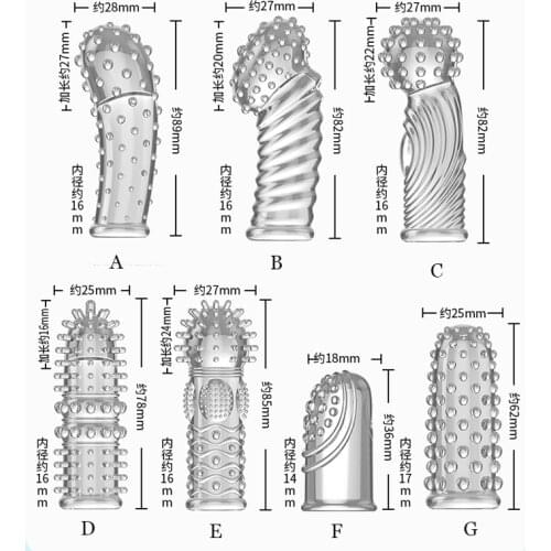 Finger Condom Penis Sleeves G Point Stimulation Clitoris Massage Sex Toys For Women Lesbian Gay Masturbation Erotic Toys