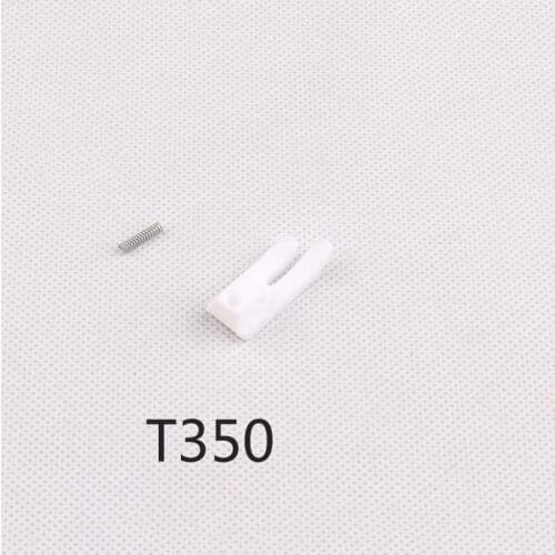 1pcs T350 White-sole Thickening Pressure Foot Base Plate Industrial Flat Sewing Machine with Spring Plastic Base Plate