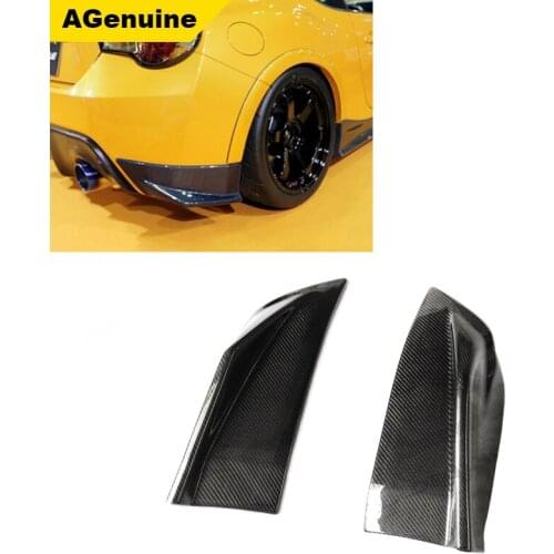 Real carbon fiber rear diffuser rear bottom lip back bumper diffuser splitter for Subaru BRZ & Toyota GT86