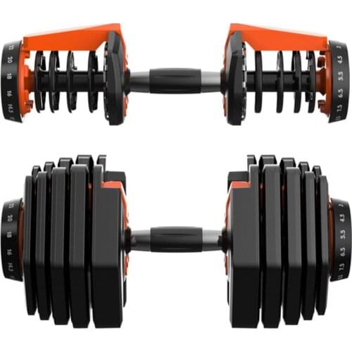Free shipping Adjustable Dumbbell Weight Select 552 Fitness Workout Gym Dumbbells Single Syncs