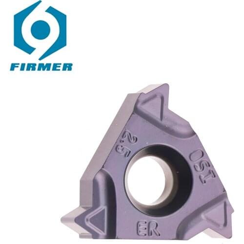 CNC toolsexternal threading turning insert 16ERM 2.50 ISO thread 2.5mm CNC tungsten carbide cutting tools 10pcs/lot