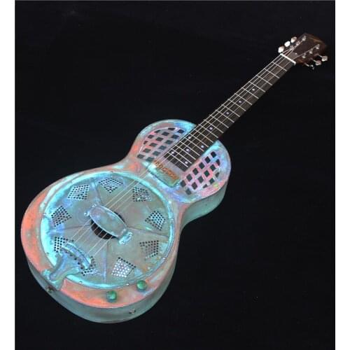 Jonathan 1659EF Resonator Guitar, Resophonic Guitars, Metal Body Duolian Guiatrs