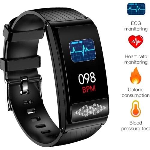 P10 Smartband blood pressure smart bracelet 24-hour dynamic heart rate monitor PPG ECG smart bracelet activity fitness tracker